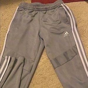 Adidas grey joggers